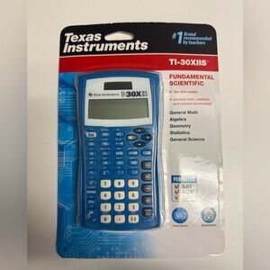 Texas Instruments TI-30X IIS‎ Scientific Calculator Blue NWT